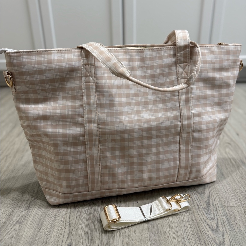 little b Hawaii Palaka Mickey Tote Bag